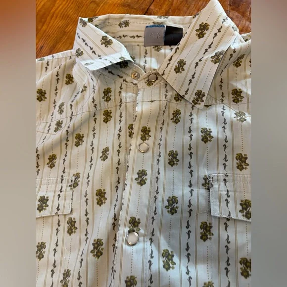 OP Men's Vintage Western Button Down Shirt - Picture 3 of 6